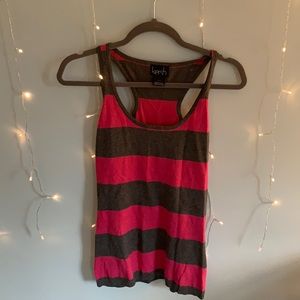 Women’s pink and gray tank
